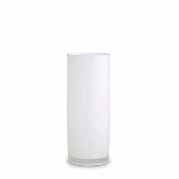 Opal Pillar Vase in White - Sarah Urban