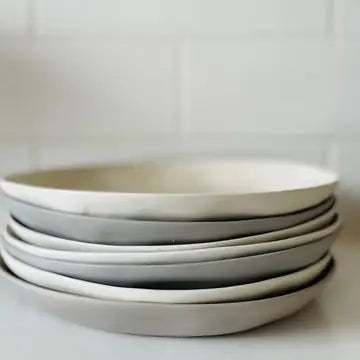 Cloud Round Plate in Chalk - Sarah Urban