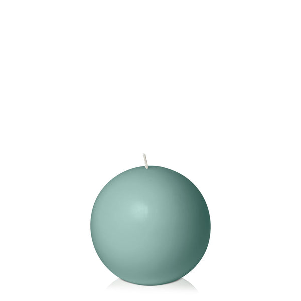 Sage Green Ball Candle - 10 cm
