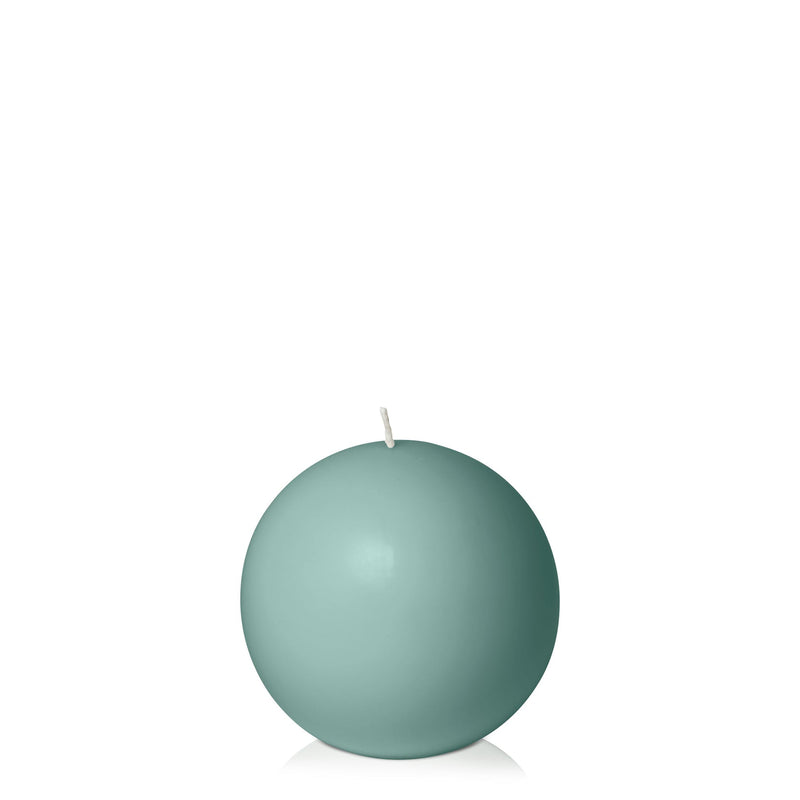 Sage Green Ball Candle - 10 cm