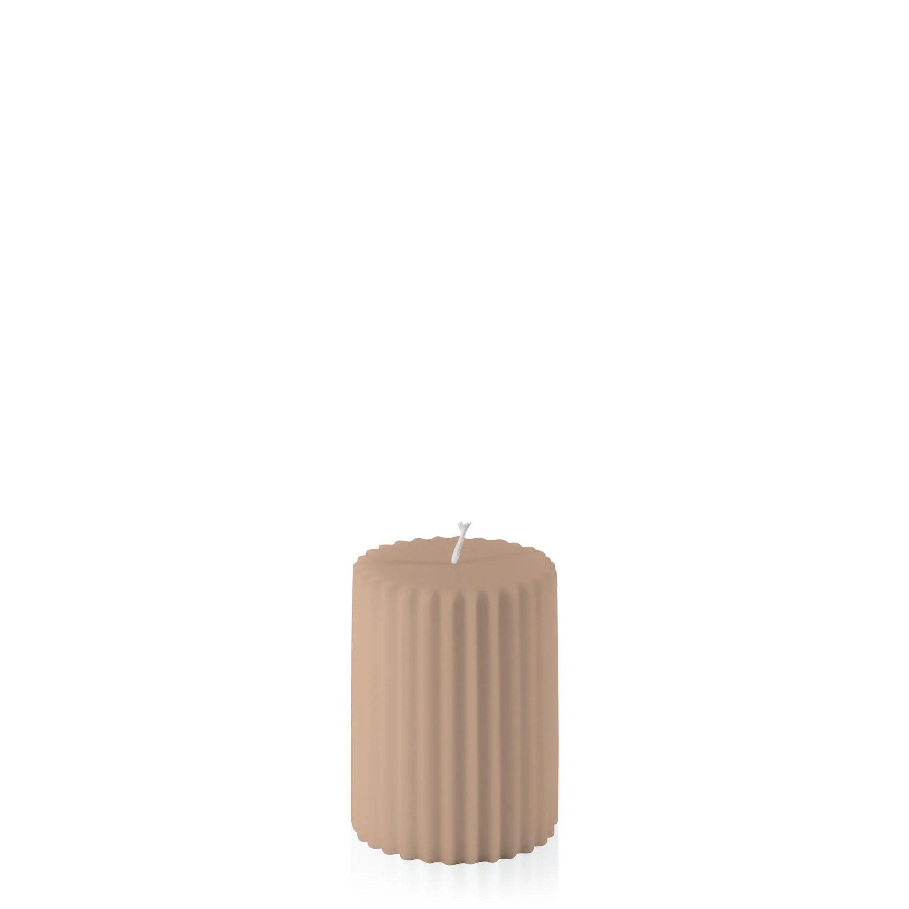 Latte Fluted Candle - 7 x 10cm - Sarah Urban