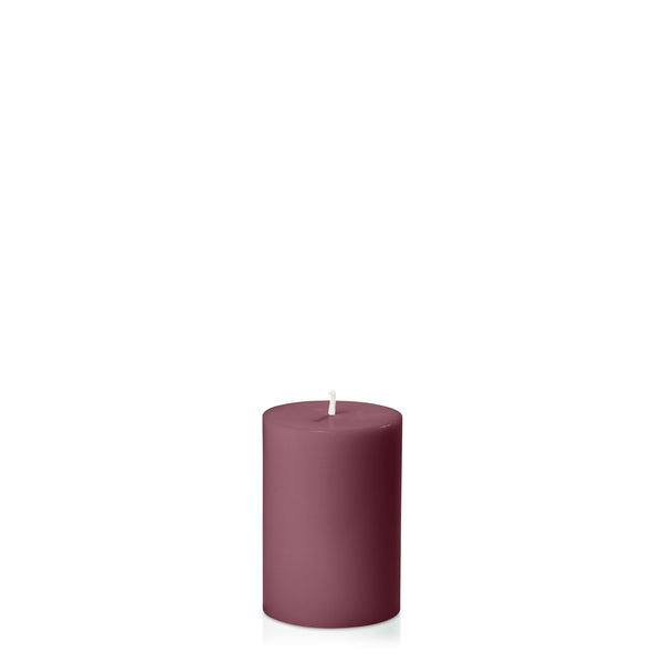 Burgundy Pillar Candle - Sarah Urban