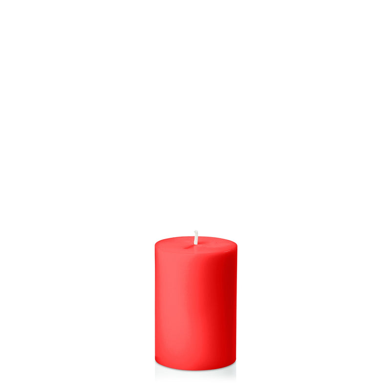 Scarlet Red Pillar Candle
