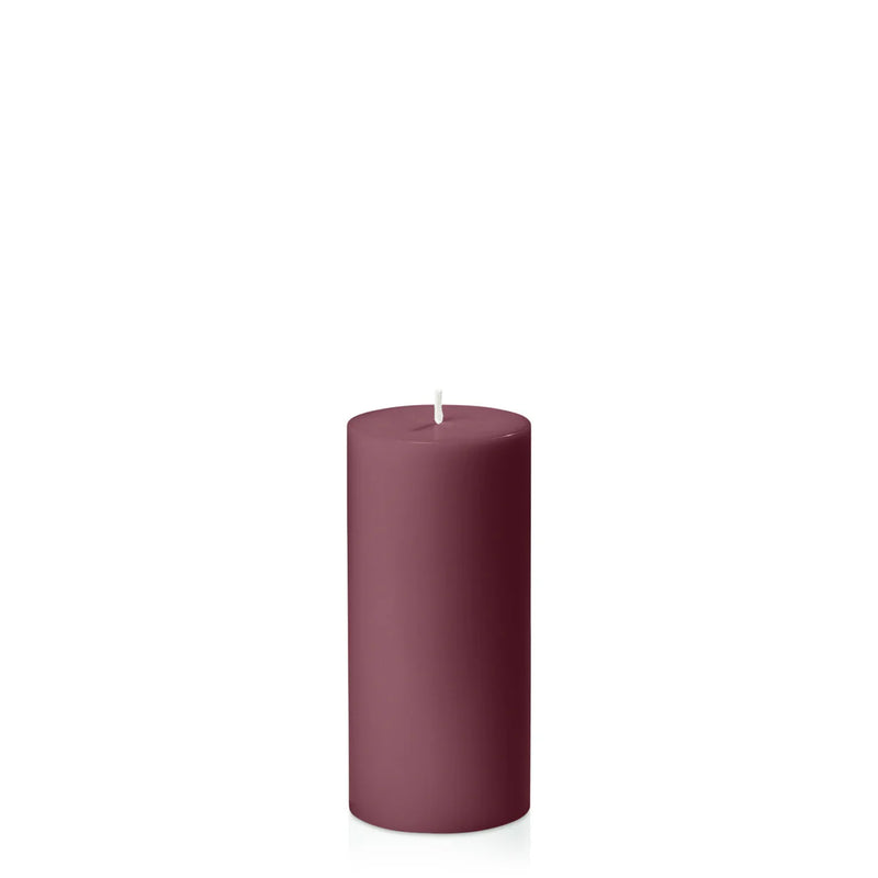 Burgundy Pillar Candle