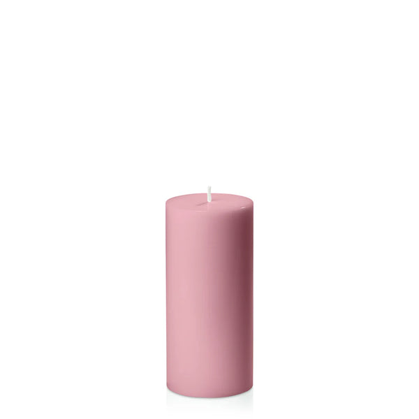 Dusty Pink Pillar Candle
