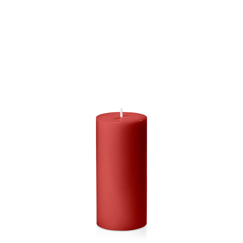 Red Pillar Candle