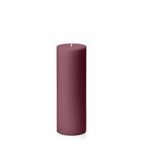 Burgundy Pillar Candle - Sarah Urban