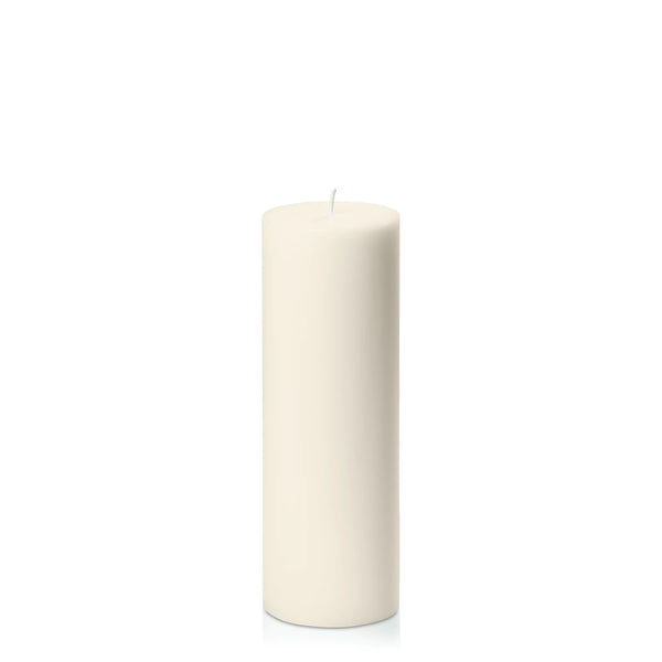 Large Ivory Pillar Candle