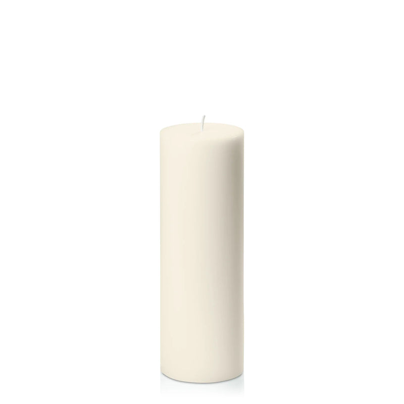 Large Ivory Pillar Candle