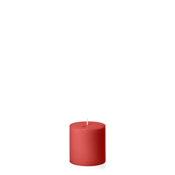 Red Pillar Candle