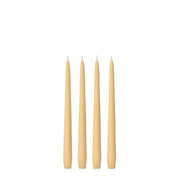 Gold Taper Candle - 25cm and 35cm - Pack of 4 - Sarah Urban