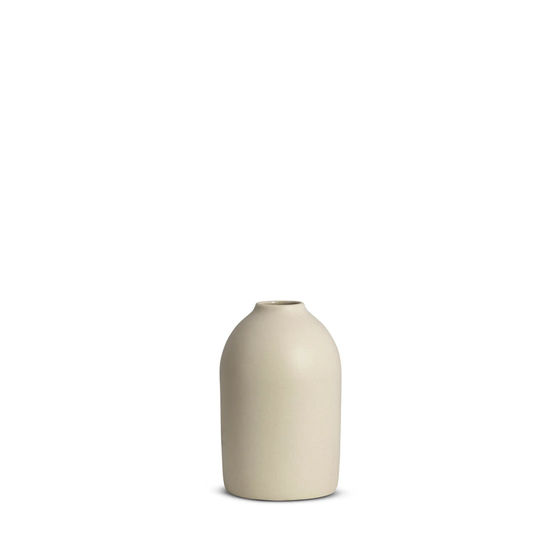 Beige Ceramic Bud Vase
