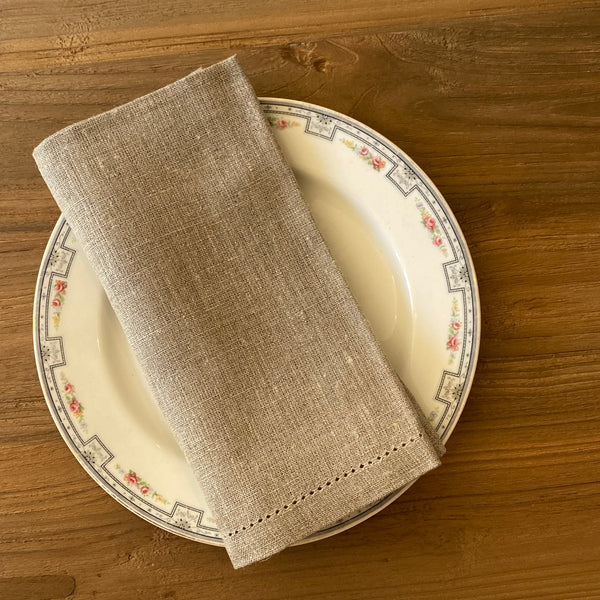 Natural Flax Linen Napkin - Sarah Urban