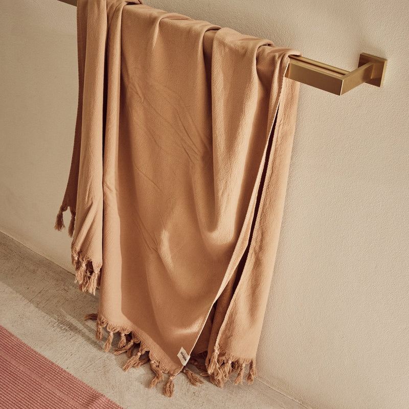 Vintage Wash Towel Collection - Nutmeg - Sarah Urban