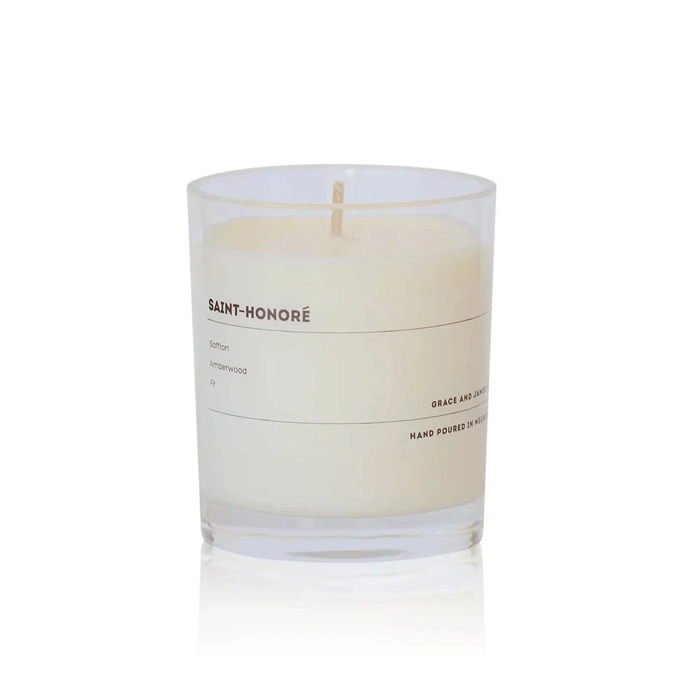 Saint Honoré Candle - Saffron, Amberwood, Fir - Sarah Urban