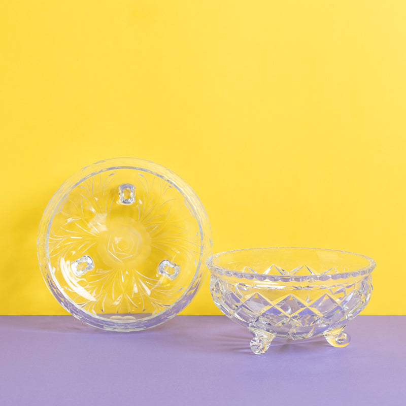 Vintage Crystal Berry Bowls - Sarah Urban