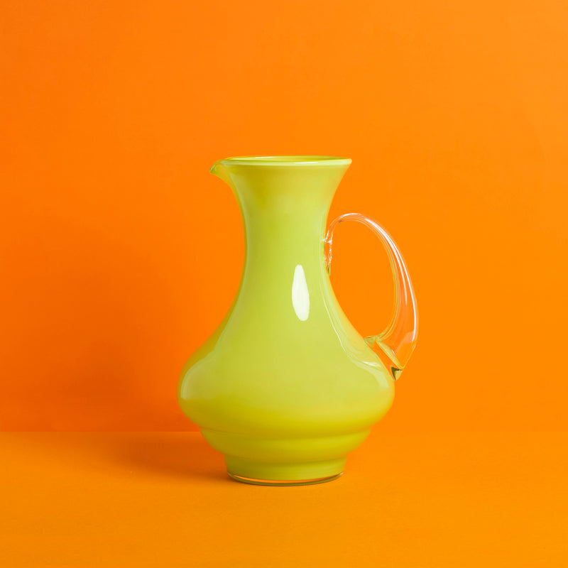 Vintage Green Art Glass Vase - Sarah Urban