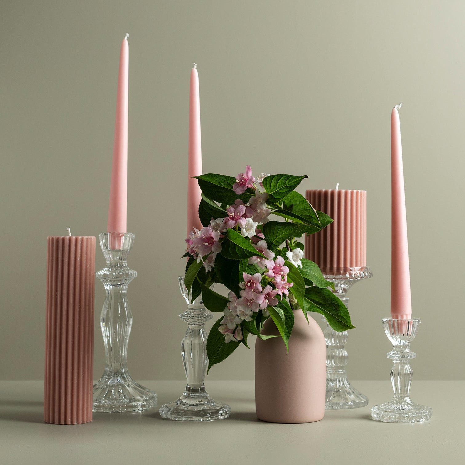 The Vintage Rose Candle Collection