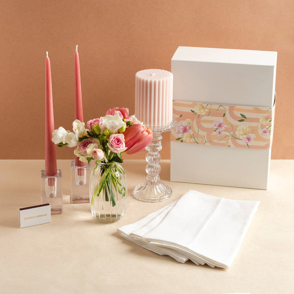 Coral Pink Table for 2