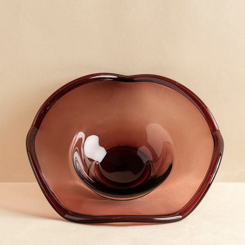 Vintage Pink/Purple Glass Dish