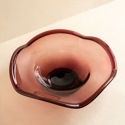 Vintage Pink/Purple Glass Dish