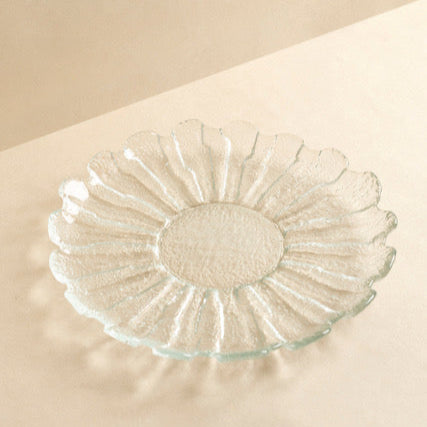 Mid Century Glass Salad Bowl