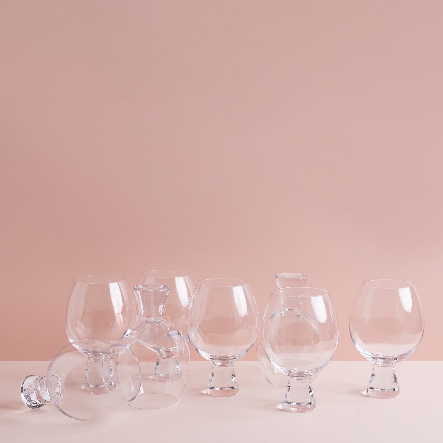 Mid Century Dessert / Cocktail Glasses - Set of 8