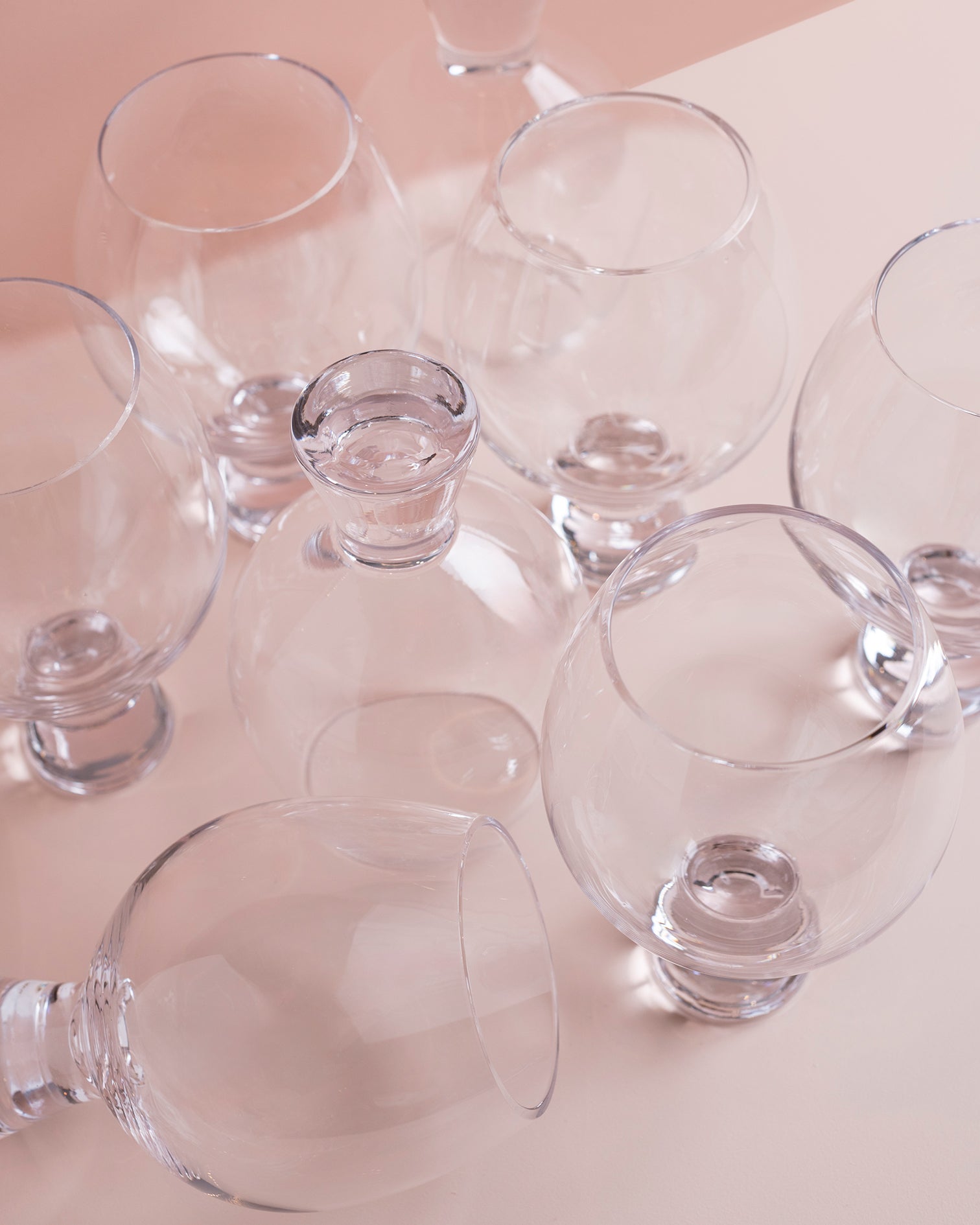 Mid Century Dessert / Cocktail Glasses - Set of 8