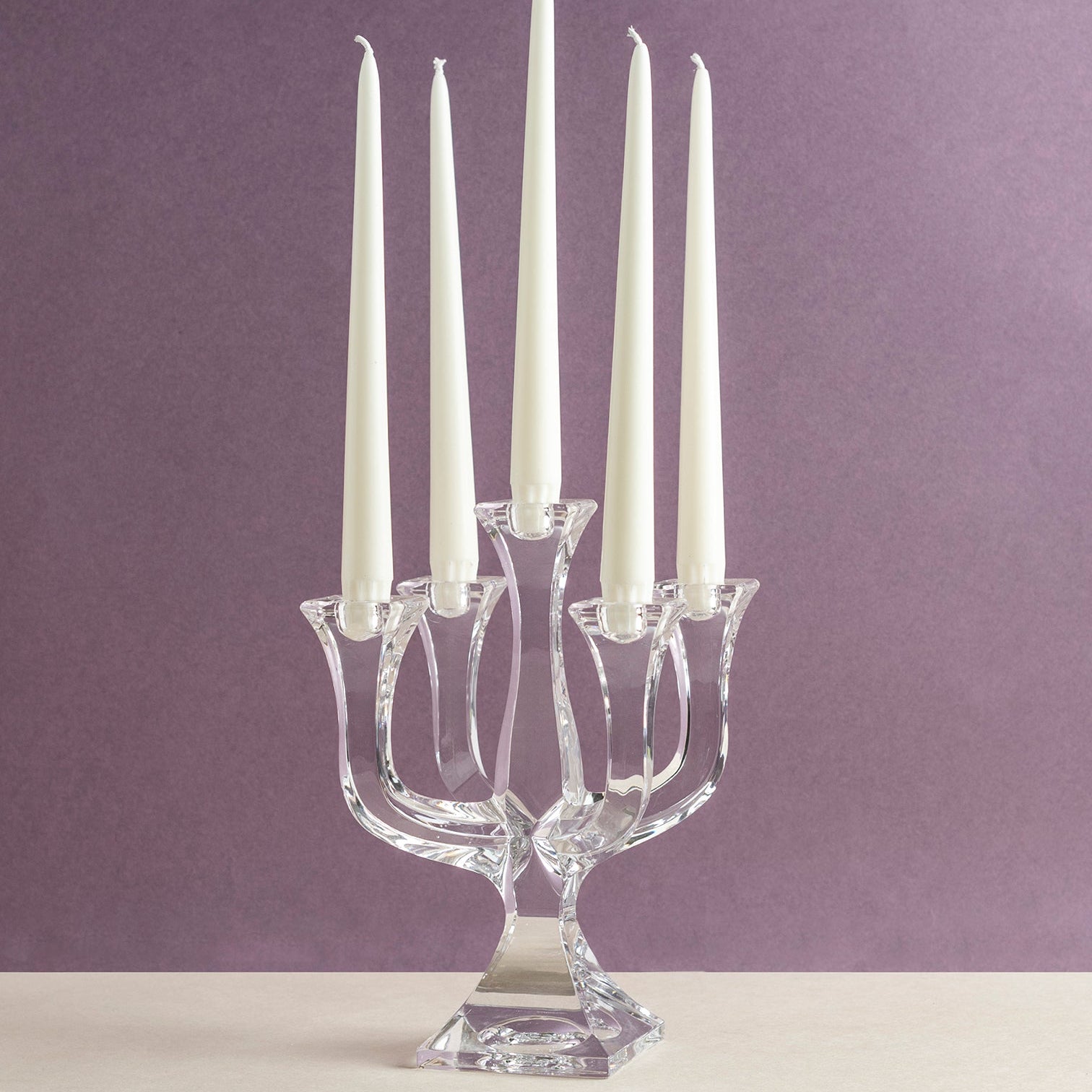 Vintage Crystal Candelabra