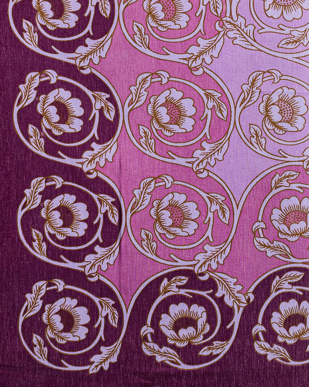 Vintage Plum Medallion Tablecloth