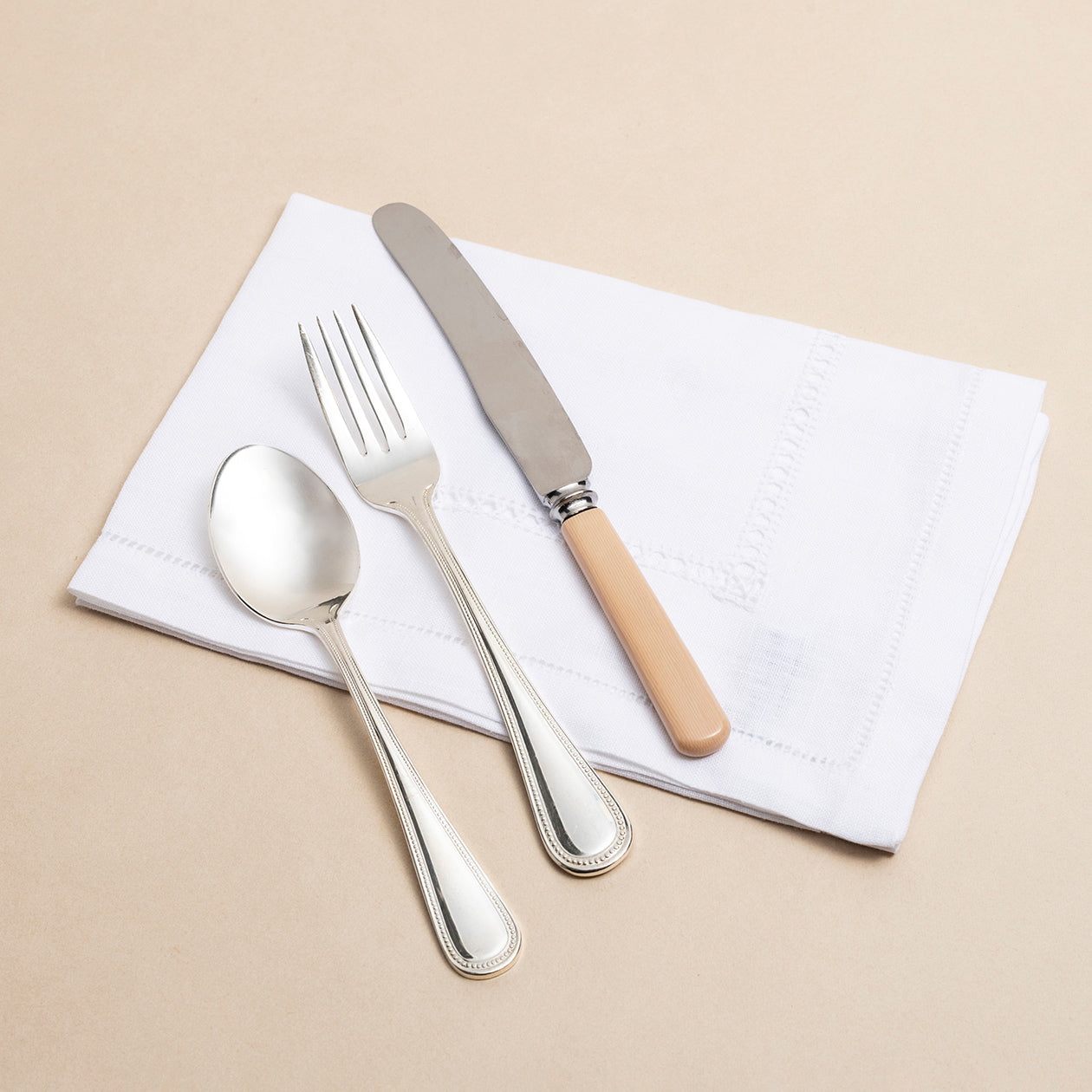 French Hemstitched Linen - Runner  /  Table Mats  /  Napkins