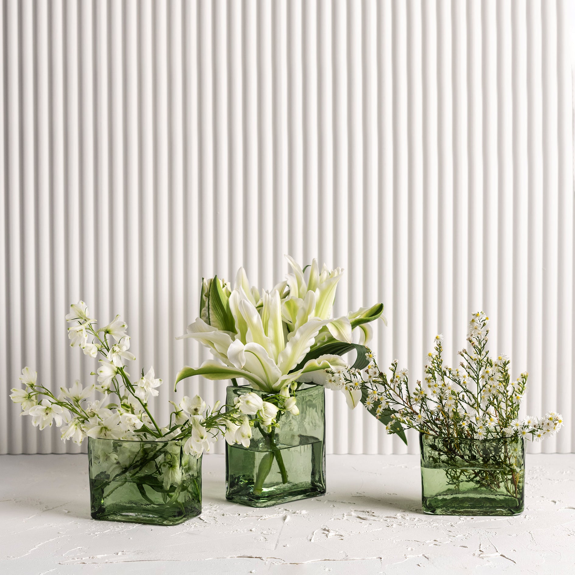 Green Block Vase - Sarah Urban