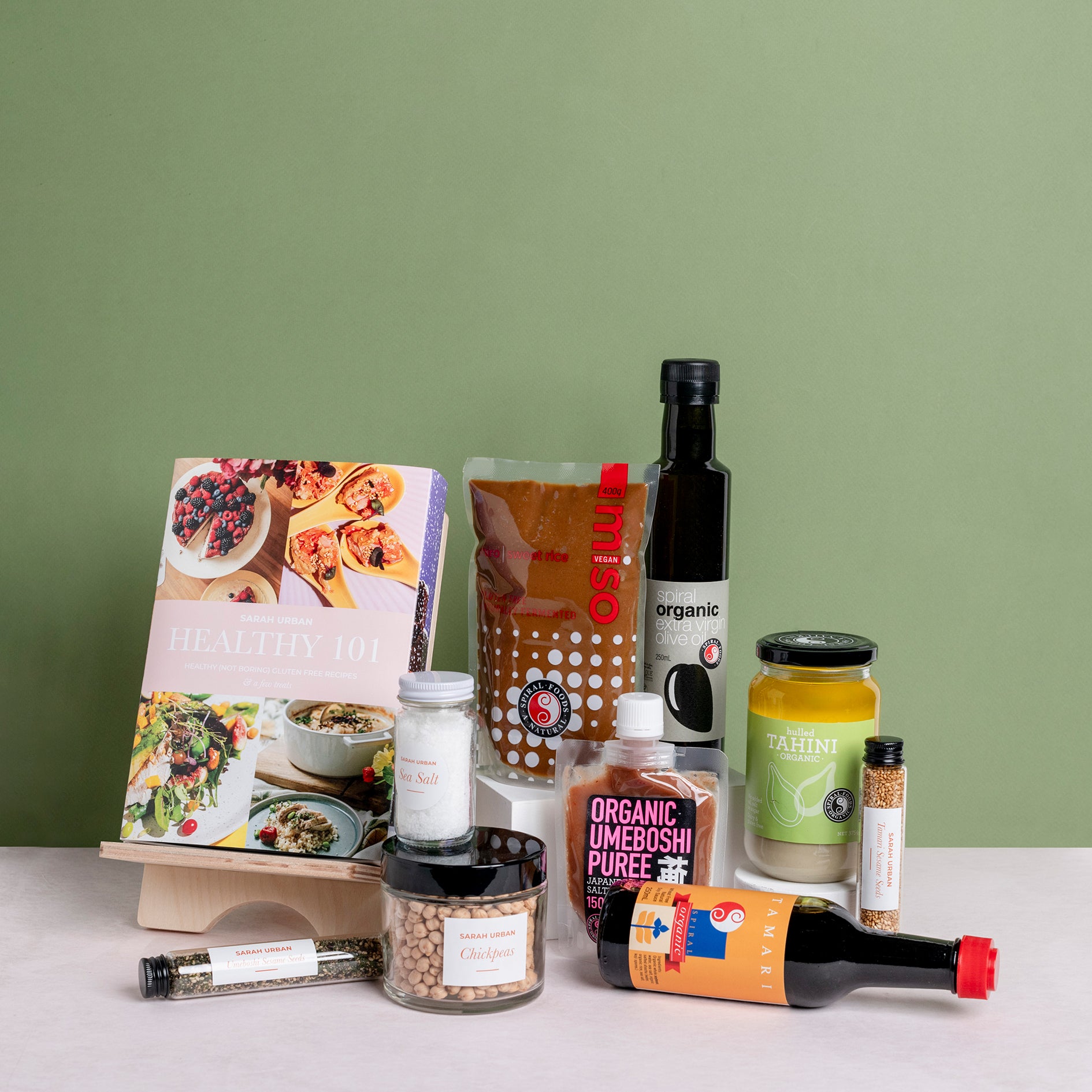 Healthy 101 Basics - Recipe card set and ingredients starter pack - Sarah Urban