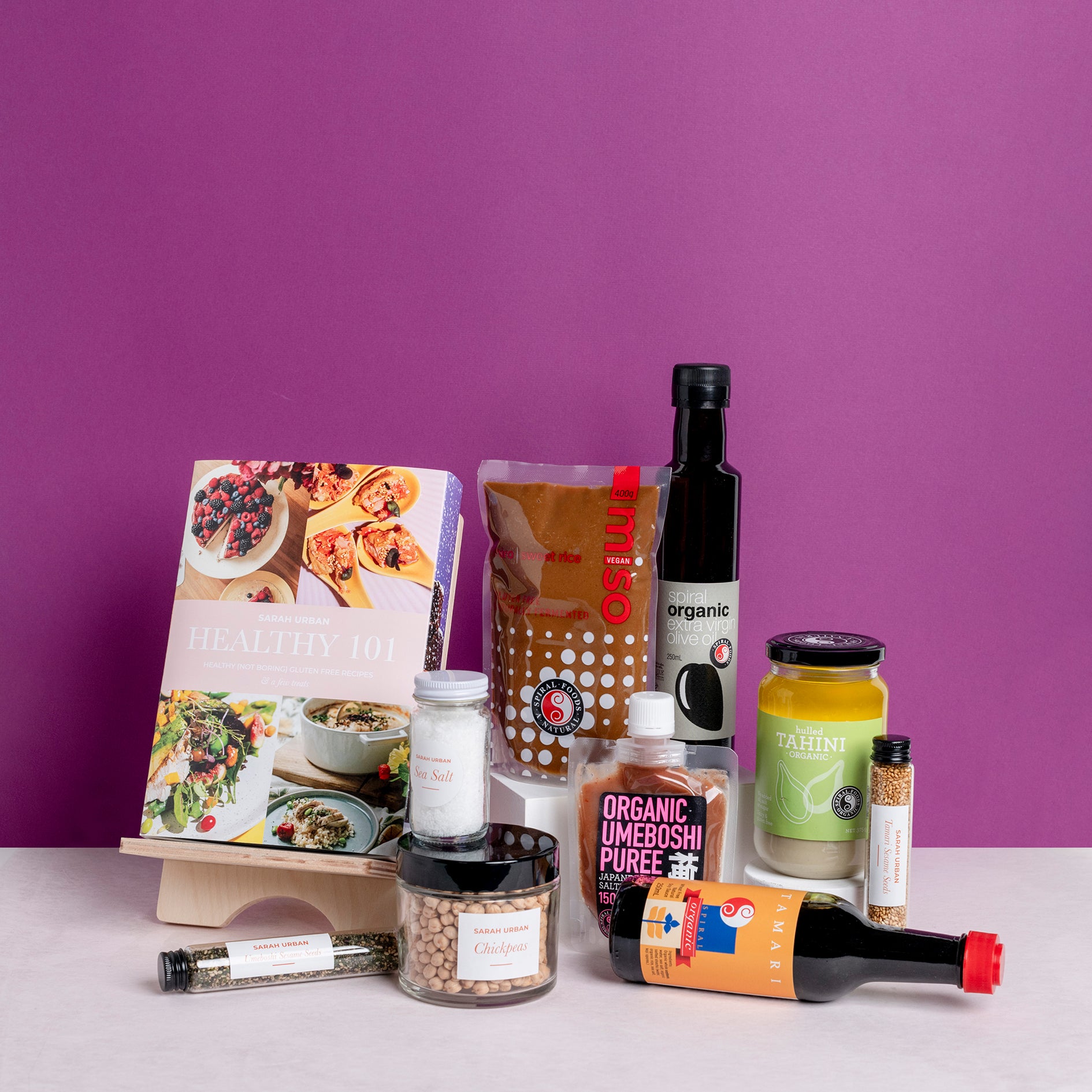 Healthy 101 Basics - Recipe card set and ingredients starter pack - Sarah Urban