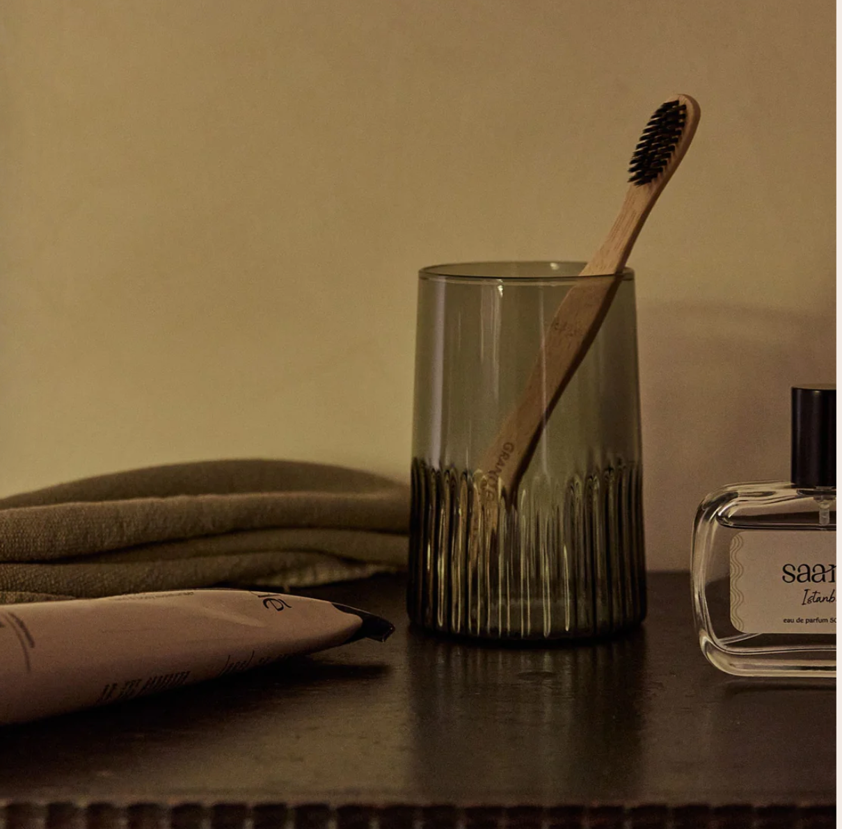 Kairos Water Glass | Smoke | Set of 2 - Sarah Urban