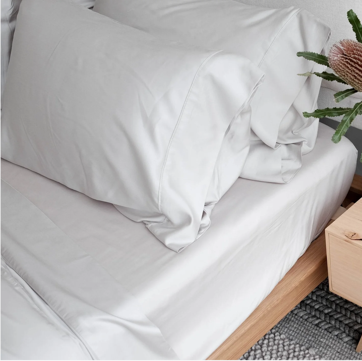 Bamboo Fitted Sheet Set & Pillow Slips - Sarah Urban
