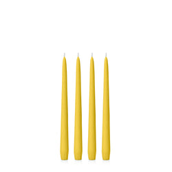 Sunflower taper candles - 25cm - Pack of 4 - Sarah Urban