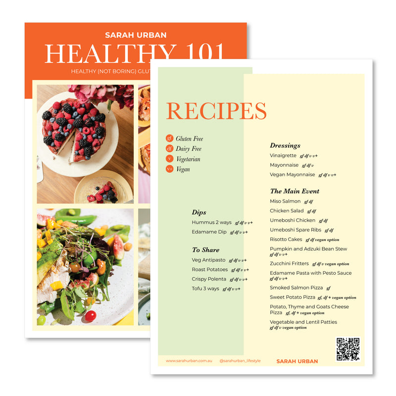 Healthy 101 Recipe Set - Sarah Urban