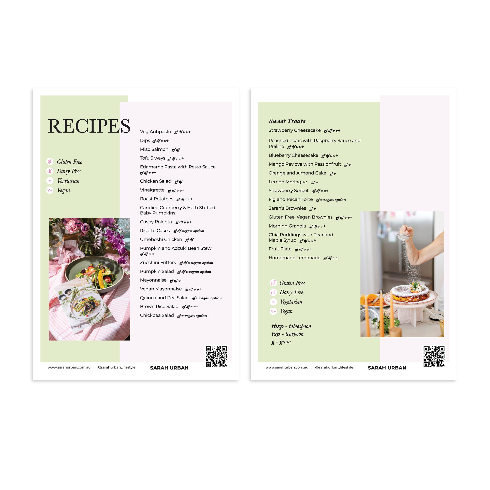 Healthy 101 Recipe Card Set