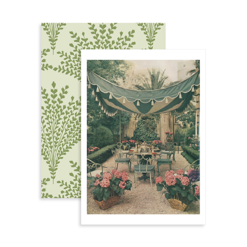 Vintage Print Cards - The Terrace