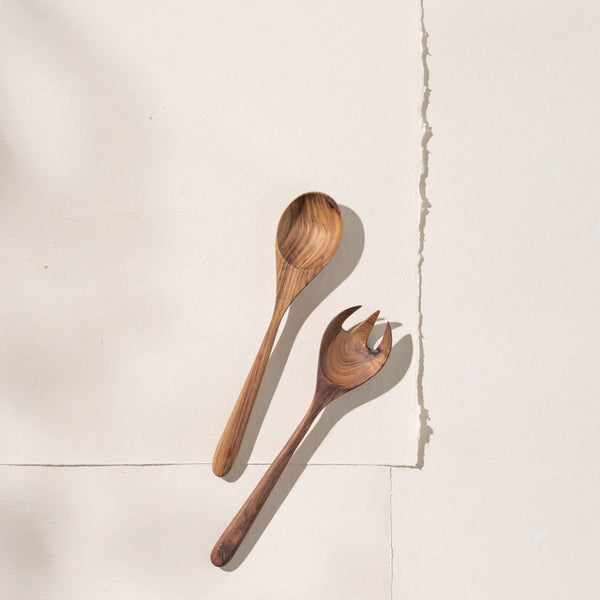 Teakwood Salad Servers