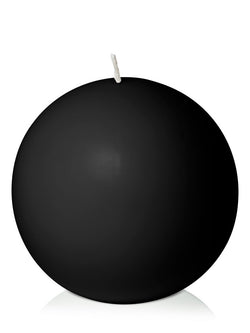 10cm Black Eco Ball Candle - Sarah Urban