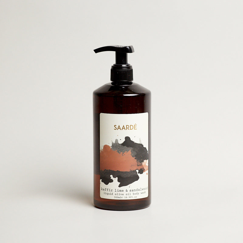 Olive Oil Body Wash Soap - Kaffir Lime & Sandalwood - Sarah Urban