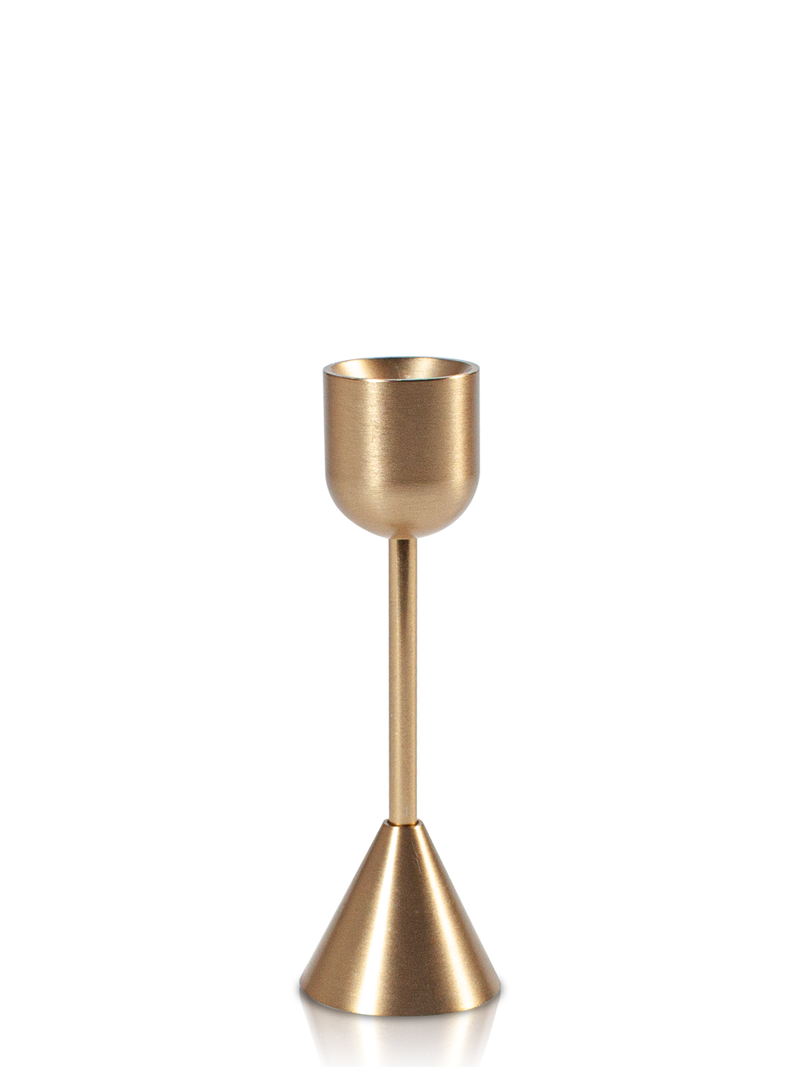 Gold Taper Candle Holders - Sarah Urban
