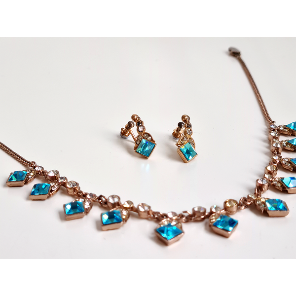 Vintage necklace and earring set - Sarah Urban