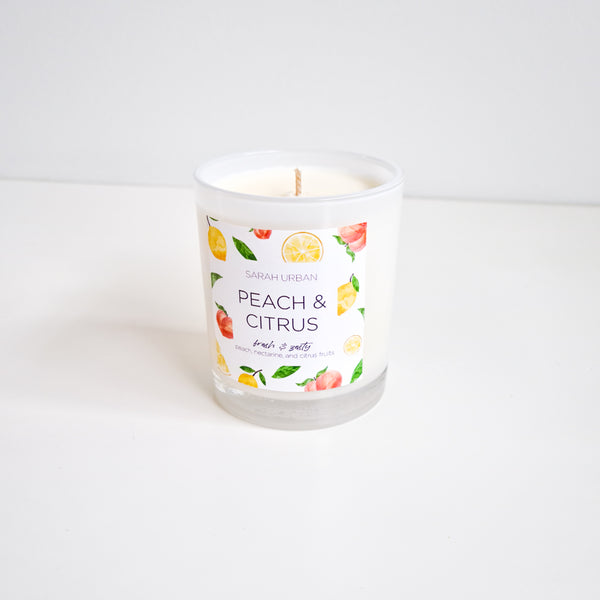 Peach and Citrus Candle - Sarah Urban