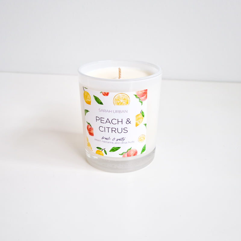 Peach and Citrus Candle - Sarah Urban