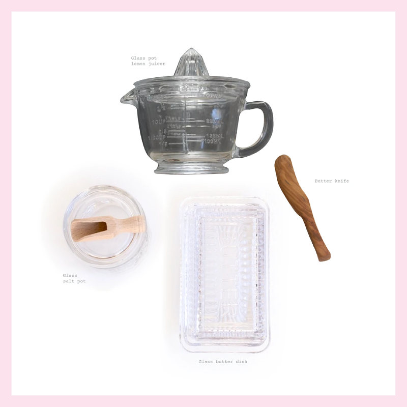Glass-Kitchen-essentials-Sarah-Urban-gift-box-glass-salt-pot-glass-pot-lemon-juicer-glass-butter-dish-butter-knife-1