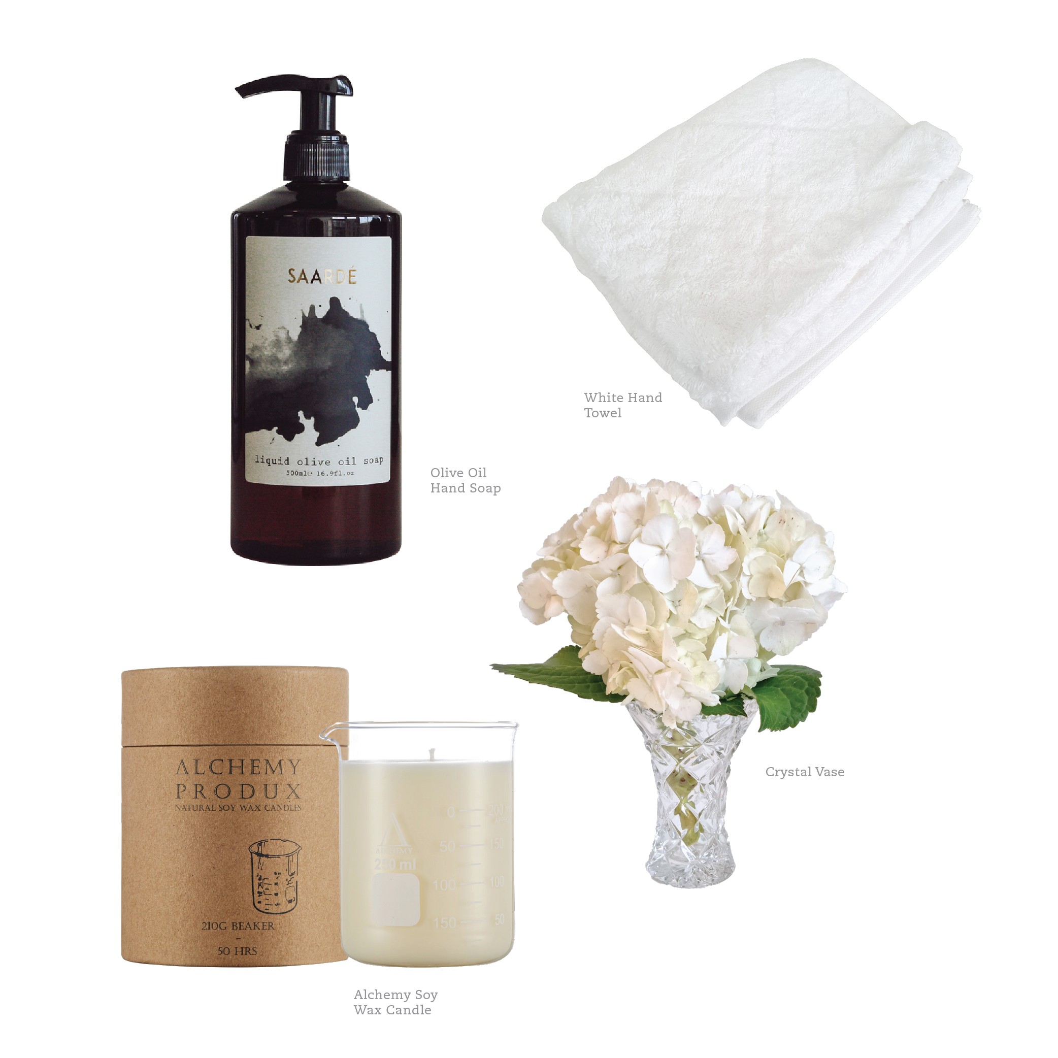 Guest-bathroom-sarah-urban-candle-soy-beaker-olive-oil-hand-soap-bamboo-white-towel-crystal-vase-2